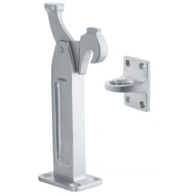 Heavy duty latch back floor mount door stop 608SC