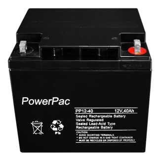 Powerpac PP12-40 12V 40a/h Battery