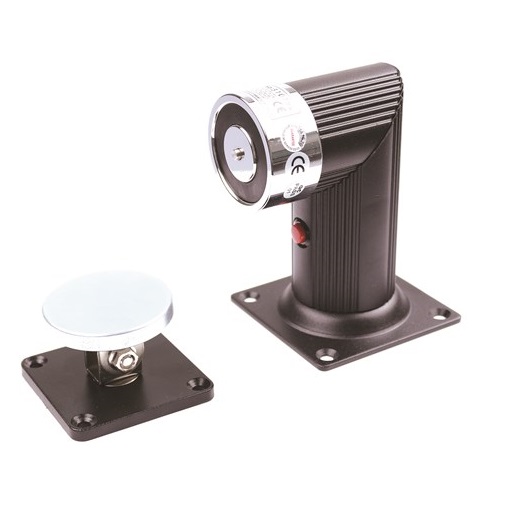 EMH50-FM FLOOR MOUNT FIRE DOOR HOLD BACK 12-24VDC 23KG