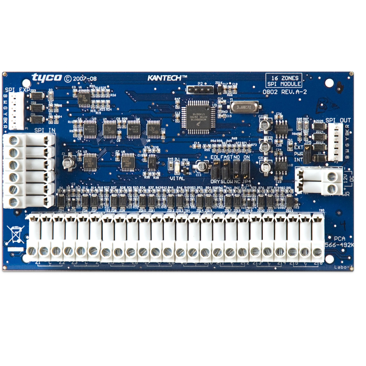 KANTECH KT-400 Expansion Module 16 Zone Output with SPI Cable
