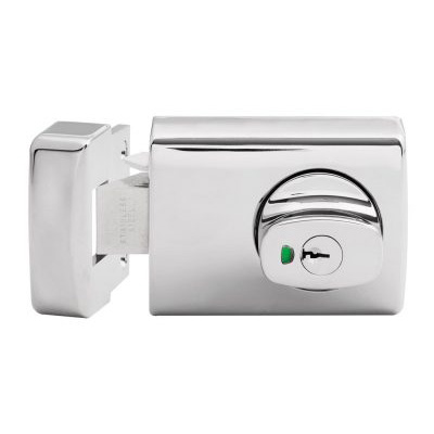 Lockwood 001 Deadlatch with Knob Rim Mount