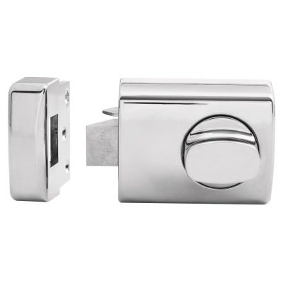 Lockwood 002-4K1SP Deadlatch with Knob Rim Mount
