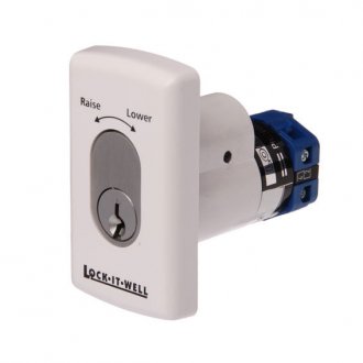 Lock-It-Well OC3 Spring Return to Centre Captive Key
