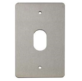 Lock-It-Well - PZ25 Stainless Plate for Mounting Oval Series