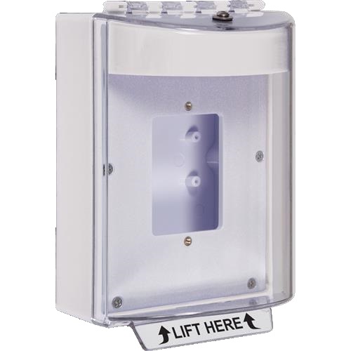 STI 13510NW Stopper Cover, Enclosed Back Box, Hood, IP66, White